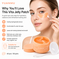 Patchs pour les yeux au glutathion, à l'acide kojique, au collagène et à la vitamine C, anti-cernes, anti-âge, anti-rides, hydratants, nourrissants, blanchissants