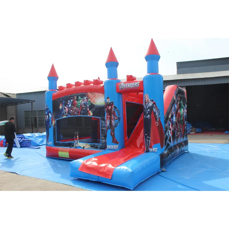 hot selling inflatable house castle commercial dry inflatable slides for sale