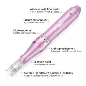 Máquina de Microneedling <span class=keywords><strong>M7</strong></span> Más Popular, Pluma de Microneedling para Maquillaje Permanente, Derma <span class=keywords><strong>Pen</strong></span> - Product Image 2
