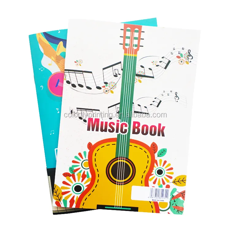 Wholesale 16.5*21.5cm custom logo school music book student High Quality paper notebook