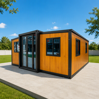 Nouvelle Maison Conteneur Extensible en Bois de Pin Style Contemporain – Solution Clé en Main Préfabriquée pour Camps de Construction et Miniers