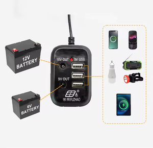 Hot Sales 15W Solar Panel IP65 to Charge 12V/6V Battarey or Usb Output From FUZHAO Factory Directly Sales - Product Image 5