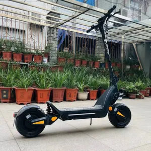 Мощный электрический скутер DriveTron S6 3600 Вт, двухмоторный складной 11-дюймовый электронный скутер, 70 км/ч, толстые шины, внедорожный Электрический скутер