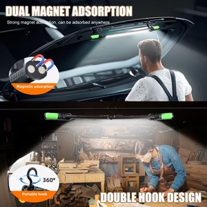 Nueva Lámpara de Trabajo Portátil Recargable con Atracción Magnética y Gancho para Mantenimiento e Inspección del Motor del Automóvil - Product Image 5