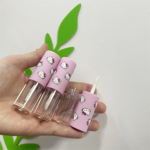 2.5ml 3ml Violet <span class=keywords><strong>Kitty</strong></span> Motif Lipgloss Tube <span class=keywords><strong>Tubes</strong></span> Conteneur Private Label Cylindre Emballage - Product Image 6
