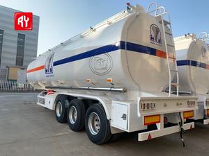 Remolque Cisterna de Combustible de Acero al Carbono de 3 <span class=keywords><strong>Ejes</strong></span> y 42000L, Camión Cisterna de Aceite en Venta, Exportación Directa de Fábrica a Asia Central y África - Product Image 6