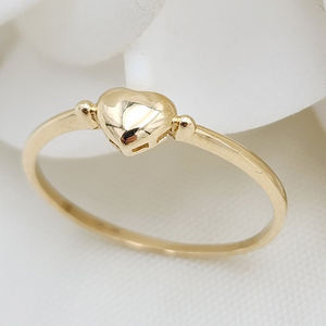 Кольцо для помолвки из цельного золота MaiYi 9К/10К/14К/18К с сердечками для женщин - Product Image 4