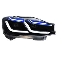 Convient aux assemblages de phares BMW X3 et X4 2011-2018, phares LED modifiés F25 F26 avec feux de jour et clignotants