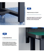 Banc de travail robuste antistatique personnalisable ZHY-60 1200x750x800mm Capacité de charge 1500kg Ligne d'assemblage d'atelier