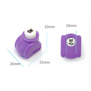 カスタム58個入りミニホールパンチ子供用おもちゃDIY手作りスクラップペーパーギフトカード用紙パンチ、様々な動物、愛、メープルリーフの形に対応 - Product Image 5