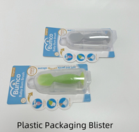 Conception personnalisée OEM à bas prix Emballage blister à clapet transparent en plastique RPET PVC PET avec carte de support