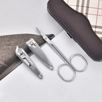 Ensemble de manucure et pédicure professionnel 7 en 1 en acier inoxydable de haute qualité avec étui de voyage portable – Coupe-ongles inclus