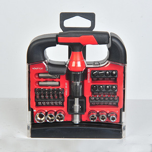 Lixin 36Pc T Handle Ratchet Screwdriver Set With Bits And Sockets For Home Use - Product Image 1