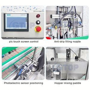 Macchina Riempitrice di Liquidi a 2 Teste Gtop, Macchina Riempitrice di Bottiglie d'Acqua con Riscaldamento Completamente Automatica - Product Image 6
