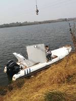 Bateaux semi-rigides (RIB) 760 à coque rigide en Hypalon et fibre de verre, de loisirs et de vitesse, avec moteur hors-bord, en promotion en Chine