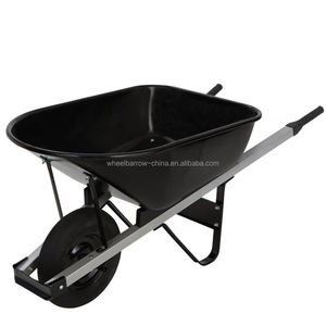 6 घन फुट <span class=keywords><strong>7</strong></span> घन फुट <span class=keywords><strong>7</strong></span> घन फुट ठेकेदार व्हीलबारो फ्लैट मुक्त टायर स्टील हैंडल लैंडस्केप फ्लैट व्हील - Product Image 2