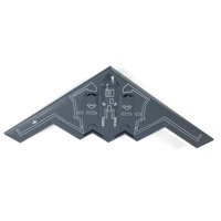 Avion militaire miniature en métal 1/200, bombardier stratégique B-2 de l'US Air Force, modèle d'avion de chasse pour collection ou cadeau
