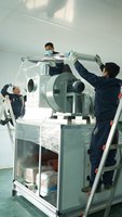 Nouvelle unité de traitement d'air déshumidificatrice à roue à grand débit d'air électrique, à faible point de rosée, contrôle PLC, déshumidificateur rotatif, ISO9001