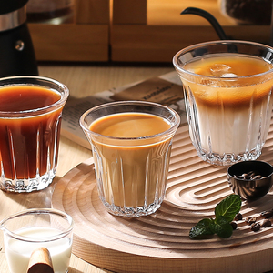 แก้วกาแฟกระจกนิรภัยใส ป้องกันความร้อน แก้วลาเต้หรูหรา แก้วเอสเพรสโซ่คาปูชิโน่ สำหรับใช้ในบ้านและร้านกาแฟ - Product Image 4