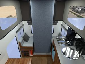 Remolque de Campamento EcoCampor 2026, Fabricado en China, Tamaño Pequeño, Resistente, de FRP, para Camioneta - Product Image 6