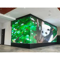Affichage LED publicitaire d'intérieur ultra fin de haute qualité Affichage mural vidéo LED en aluminium moulé sous pression 3D