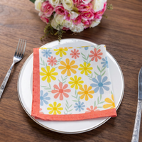 Serviettes de table en coton sur mesure, serviettes en tissu imprimées pour l'hôtellerie, les banquets et les commandes en gros