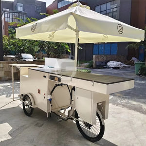Chariot de bonbons en métal personnalisé Chariot de vendeur de bonbons Chariot de champagne mobile pour les affaires de rue - Product Image 1