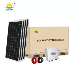 Inverter tenaga surya 20 KW, sistem rumah tenaga surya 3 fase sistem energi surya 20 KW