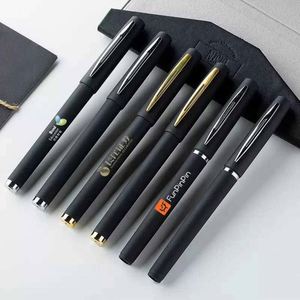 Promotional Customized Pen Engraved Eco Friendly Metal Gel Ballpoint Pens with Custom Colors Portable Office & School Use - Product Image 2