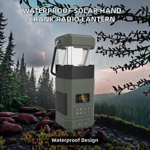 <span class=keywords><strong>Radio</strong></span> solaire <span class=keywords><strong>dynamo</strong></span> à manivelle, <span class=keywords><strong>lampe</strong></span> LED de camping rechargeable 4001-5000mAh, étanche, en plastique, pour l'extérieur, avec <span class=keywords><strong>radio</strong></span> Internet - Product Image 2