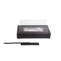 Cheminée de table au bioéthanol moderne directe d'usine 170ml sans fumée sans odeur bol à feu à éthanol brûleur en acier inoxydable 1 heure de combustion