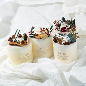 AIKUN Luxury Preserved Flower Decoration Flower Scented Bougie Soy Wax Candles Smoke Free With Base and <b>Gift</b> <b>Box</b> Exquisite <b>Gifts</b> - Product Image 4