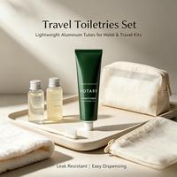 Artículo de Venta Caliente: Tubo Plegable de Aluminio de Lujo para Hoteles, 30ml 50ml 60ml 100ml, Reciclable, con Logotipo Personalizado para Crema Cosmética