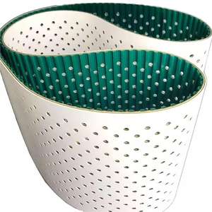 Sabuk Timing silikon lubang Punch putih hijau kustom tanpa gigi dapat mengganti <span class=keywords><strong>Nitta</strong></span> Jepang untuk mesin Timing sabuk - Product Image 3