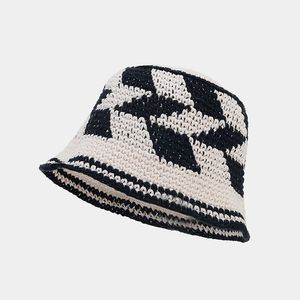 Sombrero de Pescador de Punto de Ganchillo para <span class=keywords><strong>Hombre</strong></span>, Nuevo Modelo 2023, Estilo Moderno de 2 Colores para Uso en Exteriores, Tejido Común al por Mayor - Product Image 4