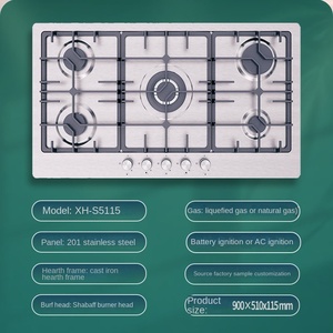 Modern Novel Design European Gas Stove for Hotels Best Welcome Fashion Low Price Mirror Glass 5 <b>Oven</b> Electric for Outdoor Use - Product Image 2