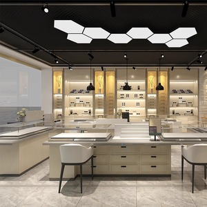 Tùy chỉnh đồ trang sức và kính kệ trưng bày tủ bán lẻ thiết kế cửa hàng trưng bày phù hợp cho trung tâm mua sắm và Đại siêu thị - Product Image 5