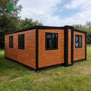 Maison modulaire en conteneur de 20 pieds, panneau métallique sculpté, préfabriqué, bureau, salle de classe, maison mobile, mini-maison, bâtiment préfabriqué - Product Image 1