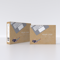 Boîte d'emballage personnalisée en carton pour ordinateur portable, vide, avec impression sur mesure
