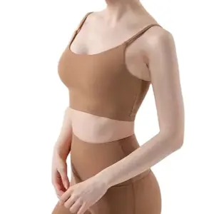 Sports bra women's shock-absorbing yoga bra advanced sense top fitness bra high-strength beautiful back yoga vest