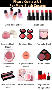 Pink Rose Blush Stick Tube Etiqueta privada Mini Blush Stick Shimmer Matte Cream Blush Stick para mejillas - Product Image 5