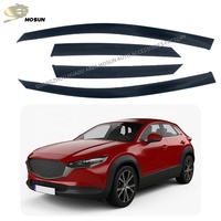 Visera de ventana PMMA de inyección para MAZDA 2019 + visera de ventilación Deflector de protección contra la lluvia cortavientos