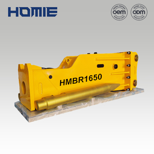 Marteau hydraulique silencieux HOMIE pour excavatrice, burin 42CrMo, compatible avec les machines Sany, Volvo, Cat - Product Image 1