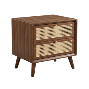 Armoire de chevet moderne et compacte pour gagner de la place |   Commode de nuit compacte avec tiroir de rangement pour studio, dortoir ou chambre à coucher - Product Image 1