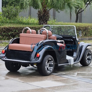 ZHENDA Voiture Classique Personnalisée Mini Noire pour Visites Extérieures, Nouvelle Énergie Électrique, Structure en Acier, Garantie 2 Ans, Luxe - Product Image 4