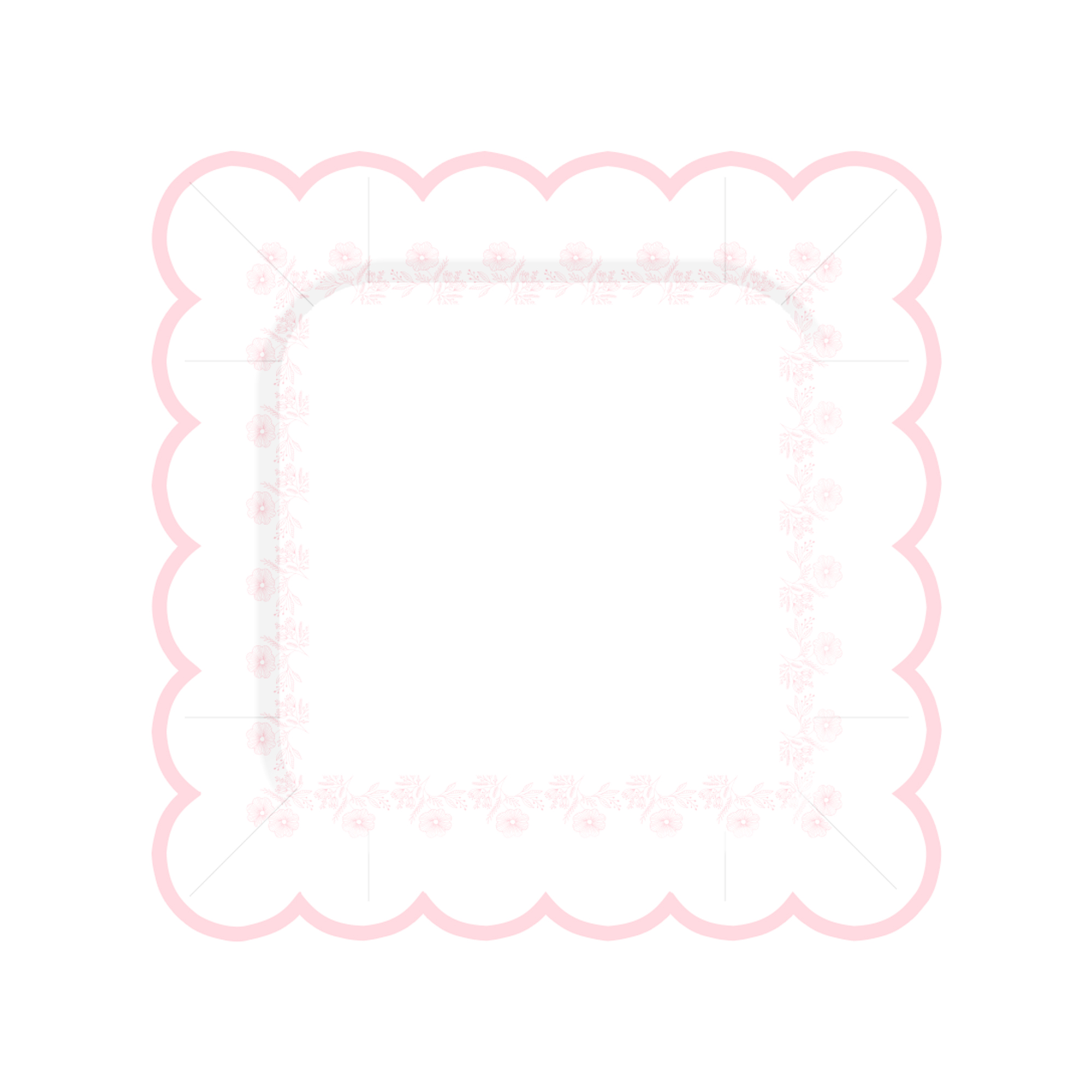 Plato de papel de 9 pulgadas * 8 unidades