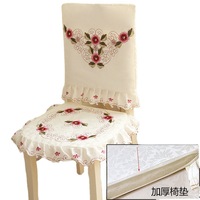 Nappe rectangulaire TaiGen en tissu brodé pour table basse et table à manger, style européen, anti-poussière, écologique, motif floral