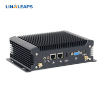 Linkleaps Bestseller Intel Core I7 I5 I3 Ultra 5 125U 7 155U Lüfterloser Industrie-Mini-PC Eingebetteter PC mit Dual GbE LAN 2 RS232