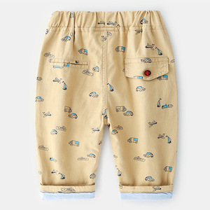 Ropa de algodón con estampado de coches para niños, pantalones cortos para niños y pantalones cortos de lluvia, venta al por mayor para el mercado de ropa. - Product Image 4