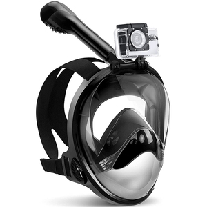 Masque <span class=keywords><strong>de</strong></span> plongée intégral Purge du nez Couvre-œil X-cross Straps All in One Integrated Snorkel Equipment Pool Swimming Goggles - Product Image 5